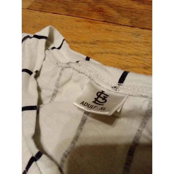 St. Louis Cardinals Pinstripe Jersey SGA Adult XL - Picture 7 of 9